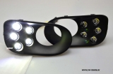 SW-DRL LED Tagfahrlicht fr BMW X5 E53 Facelift 03-06 chrome inkl Blende
