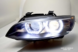 SW-Ltube Angel Eye Xenon Scheinwerfer mit AFS für 3er BMW E92 E93 05-08 High U-LED-Standlicht Black