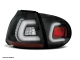 SW-Celi LED Rckleuchten fr VW Golf 5 03-09 White-Lightbar black/clear