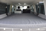 SW-Camper Schlafsystem zur Heckkche VANESS fr VW T5 / T6 mit 3er Sitz Transporter / Caravelle Lang