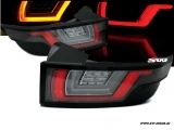 SW-Celi Voll LED Rückleuchten Range Rover Evoque 11-18 L538 Black/clear Lightbar