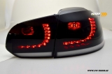 SW-Celi LED Rückleuchten für VW Golf 6 Black/smoke/white mit dynamischen LED Blinker Lightbar