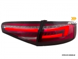 SW-Celi LED Rckleuchten Audi A4 B8 8K Limo Facelift 12-15 red/clear LED Wischblinker fr Serien LED