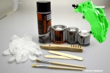 brake caliper paint set Neon green 10 pieces Foliatec 700ml (100ml/4,28)