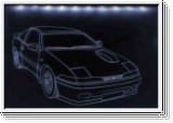 Led Schild mit Gravur fr Mitsubishi Eclipse 16V