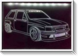 Led Schild mit Gravur fr Opel Corsa A GSI 16V