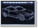 Led Schild mit Gravur fr Opel Astra G Coupe 16V GSI