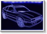 Led Schild mit Gravur fr VW Corrado G60 VR6