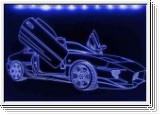 Led Schild mit Gravur fr Toyota MR2 Extreme