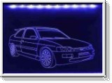 Led Schild mit Gravur fr Ford Escort 16 V