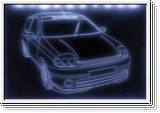 Led Schild mit Gravur fr Renault Clio 16 V 01