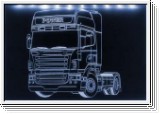 Led Schild mit Truck 2 mit LKW + Ihren Wunschnamen