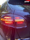 SW-Celi LED Rückleuchten für Porsche Cayenne II 92A 958 11-14 mit LED dynamischer Blinker Black/clear